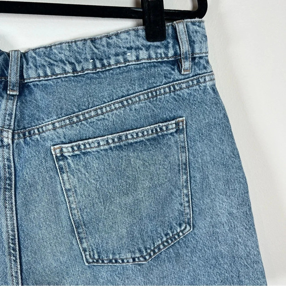 Garage Women's Vintage Cutoff Jean Shorts Blue Medium Wash Denim Classic Sz 32x4 - Picture 8 of 11